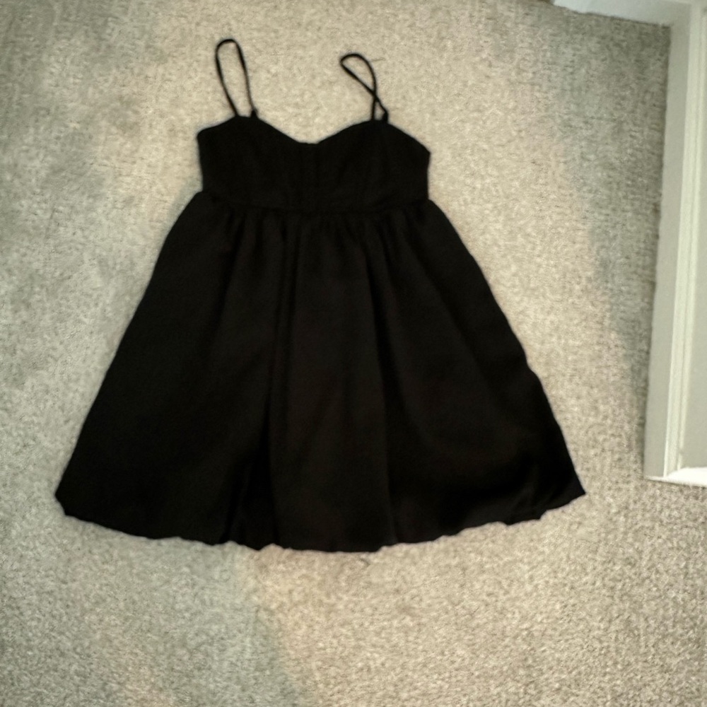 Astr Black Kids Casual Dress